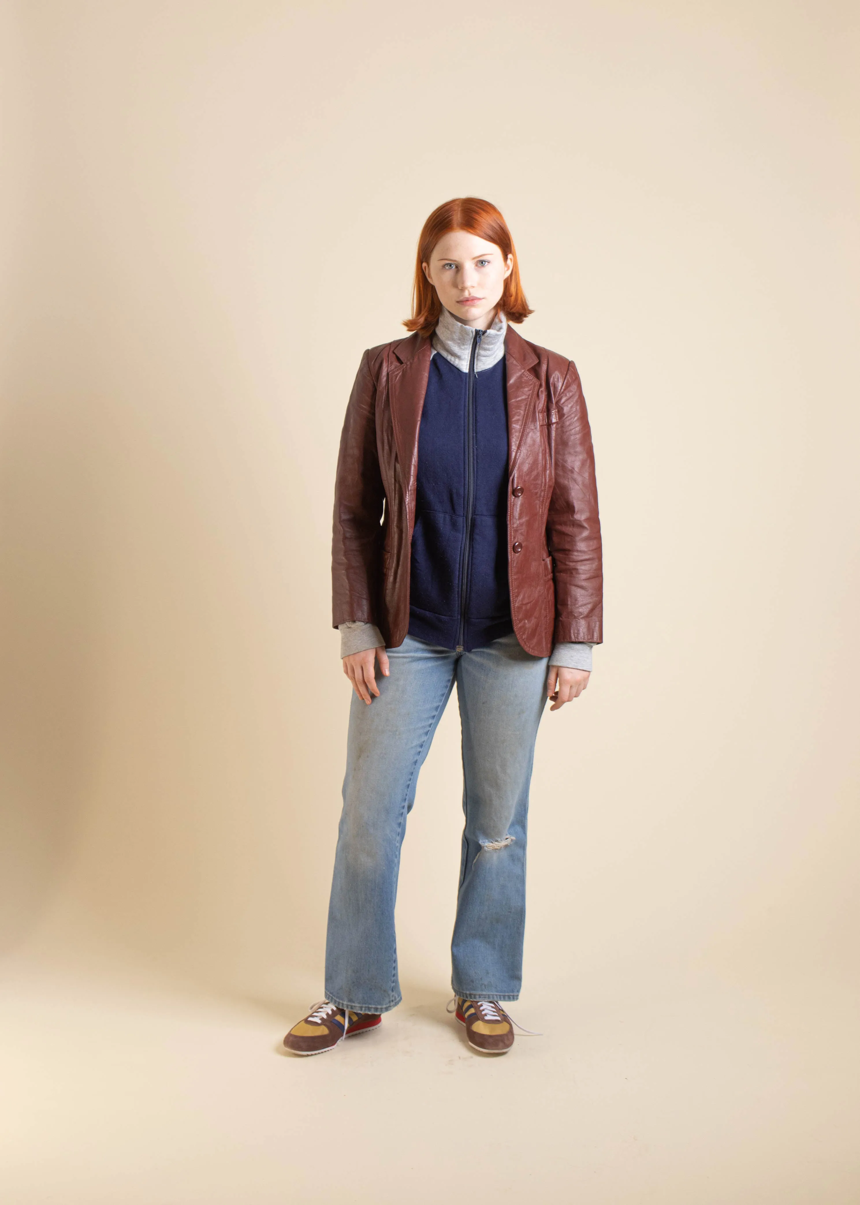 1980s Bassett Walker Zip Up Track Jacket Size S/M