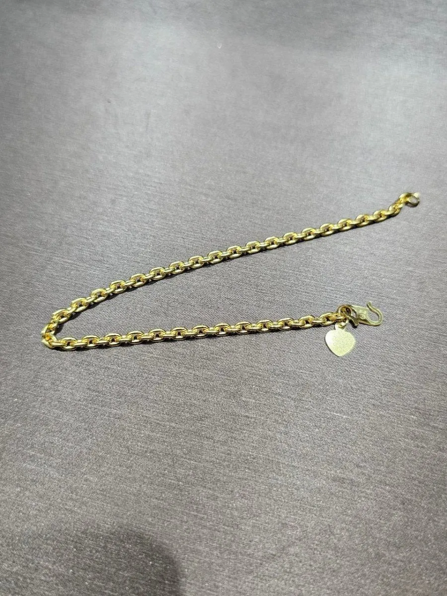 22k / 916 Gold Hollow Wan zi Bracelet by Best Gold Shop