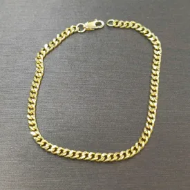 22k / 916 Gold Solid Cowboy Bracelet V2 by Best Gold Shop
