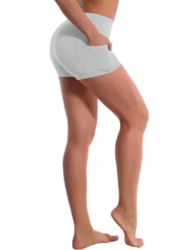 2.5" Side Pockets Jogging Shorts lightgray_Jogging