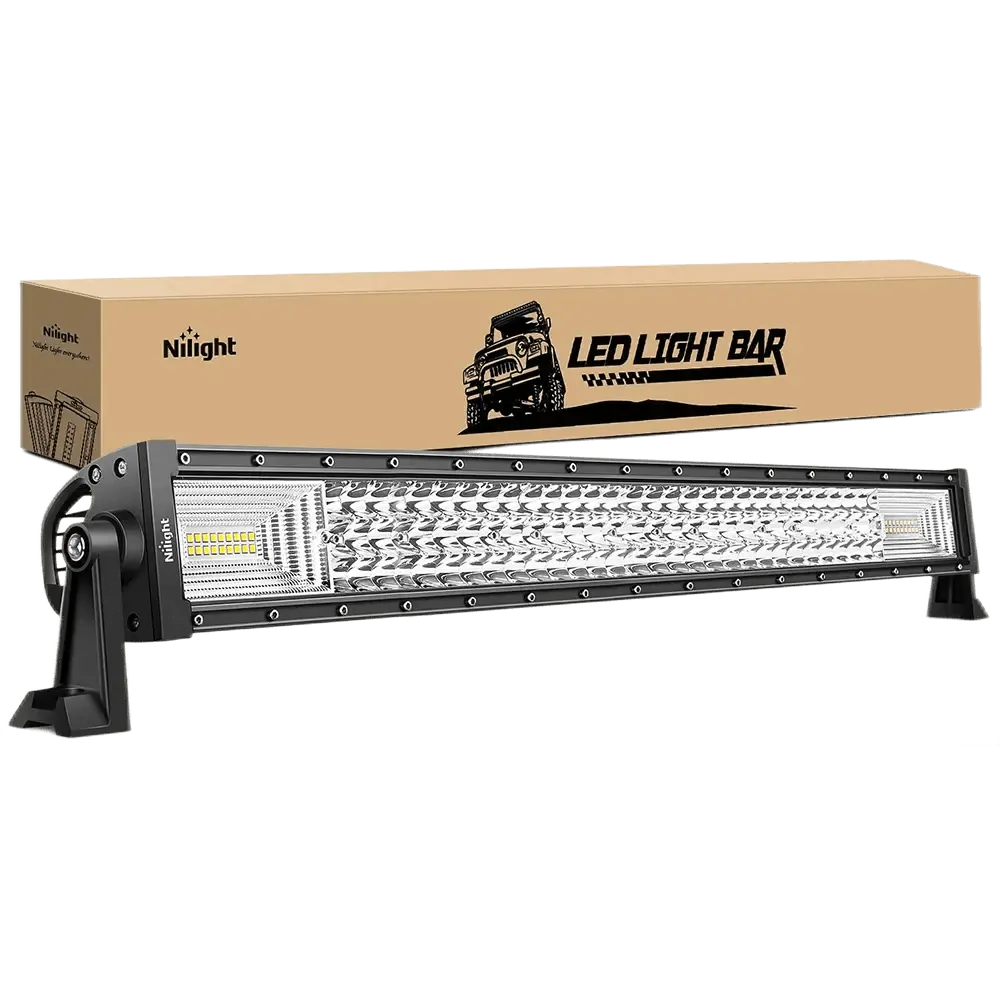 32 Inch 378W 37800LM Triple Row Spot Flood LED Light Bar