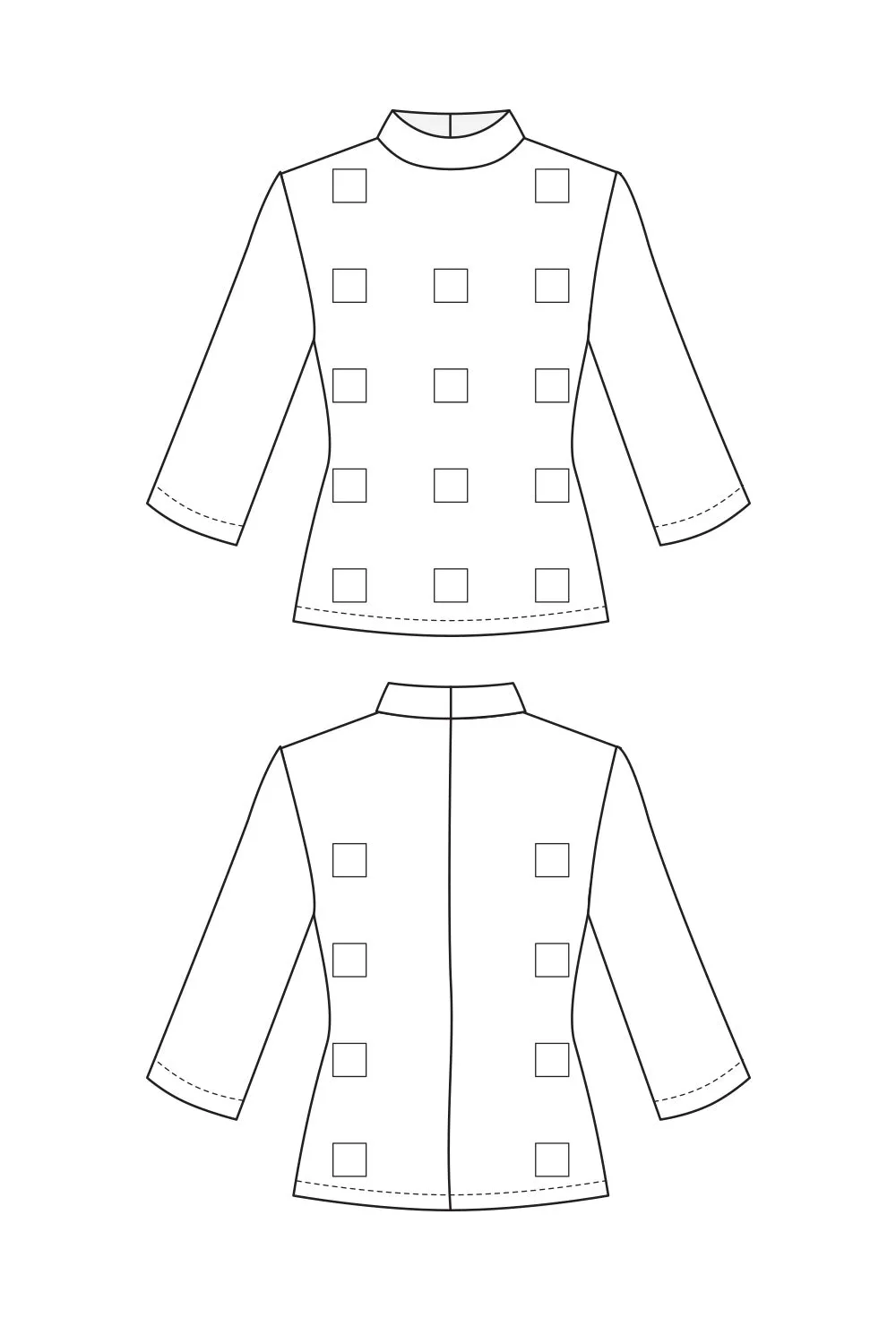 67-4 Tailored sweater with embroidery / embellishments