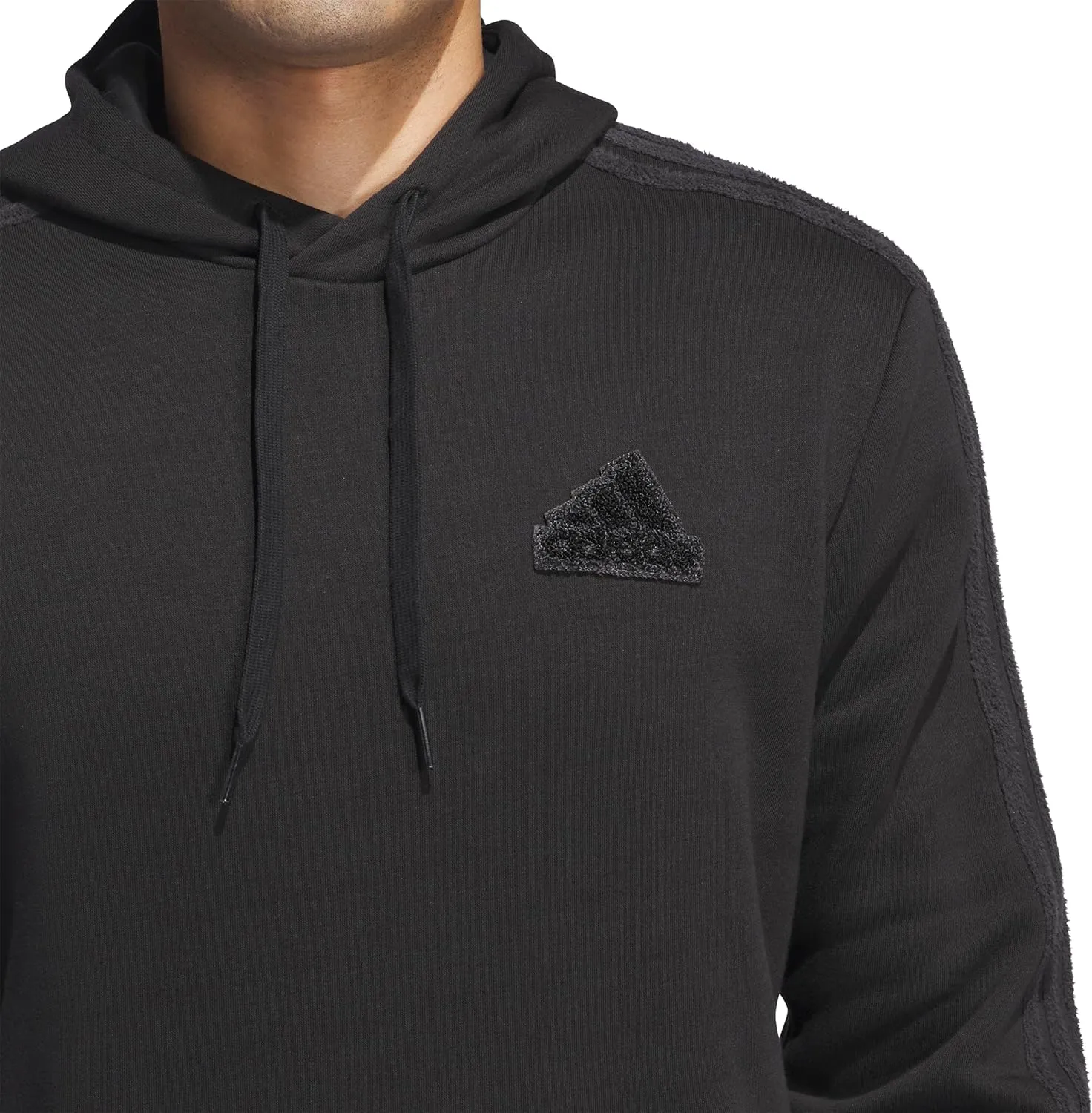 adidas Men's Coze 3-Stripes Pullover Hoodie