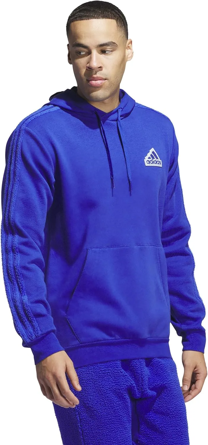 adidas Men's Coze 3-Stripes Pullover Hoodie