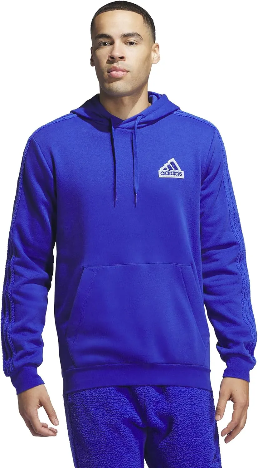 adidas Men's Coze 3-Stripes Pullover Hoodie