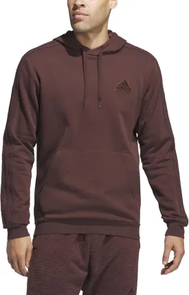 adidas Men's Coze 3-Stripes Pullover Hoodie