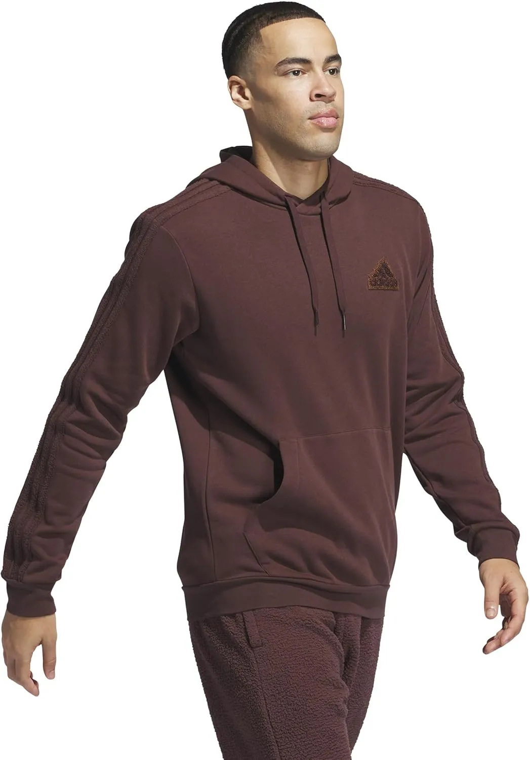 adidas Men's Coze 3-Stripes Pullover Hoodie
