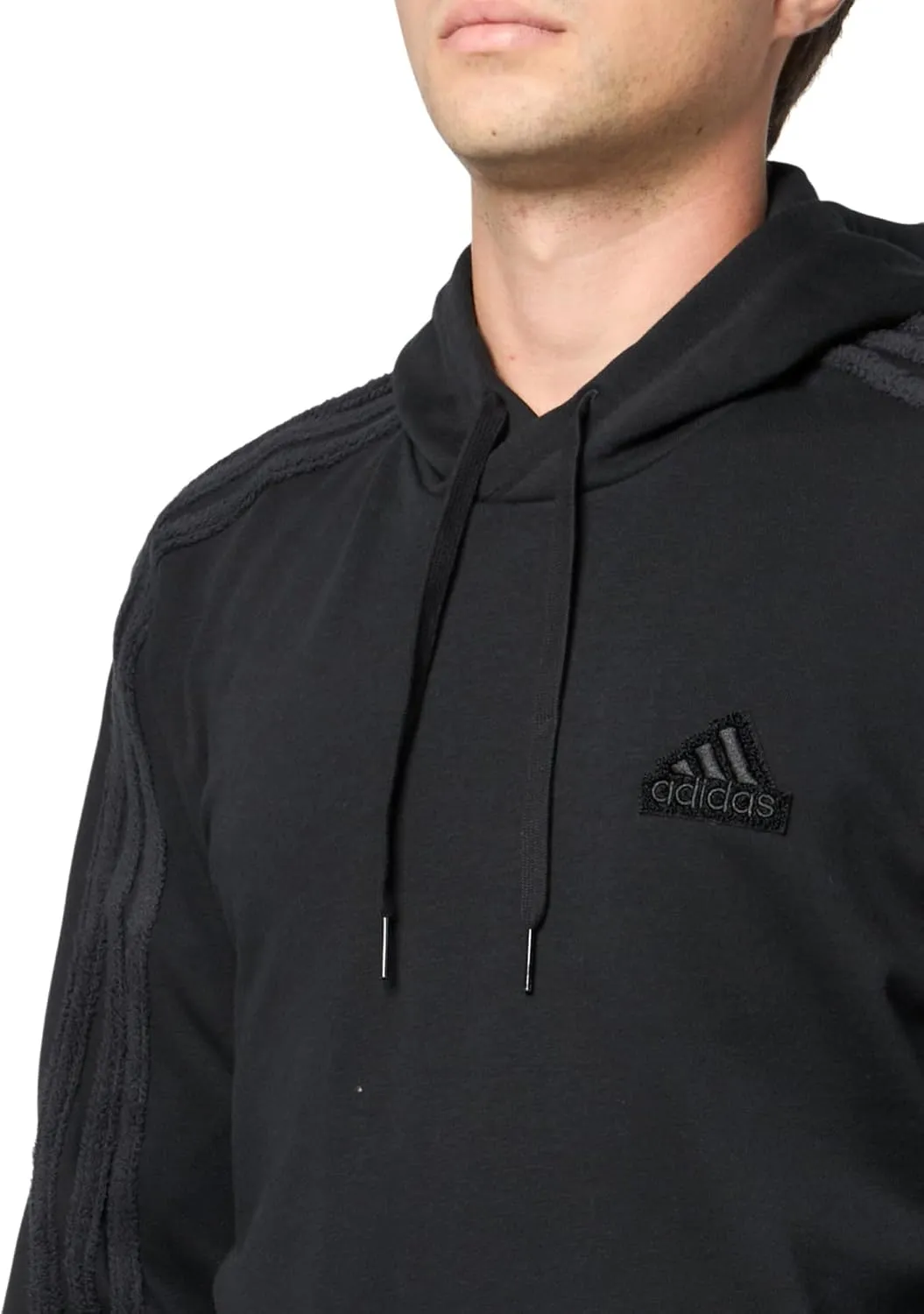 adidas Men's Coze 3-Stripes Pullover Hoodie