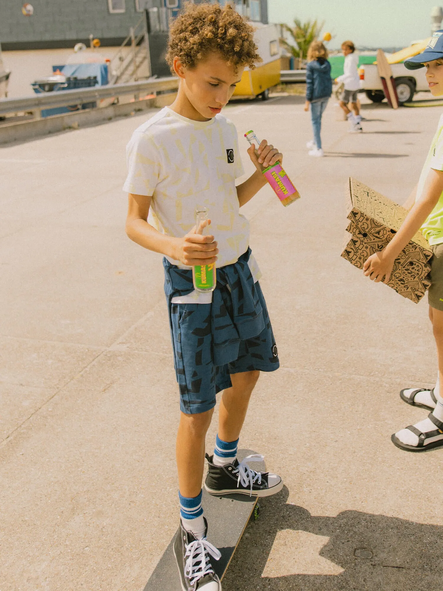 All-over Print Jogging Shorts Quiver