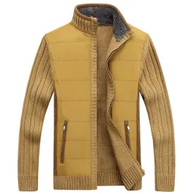 Angelo Ricci™ Casual Warm Fleece Knitted Sweater