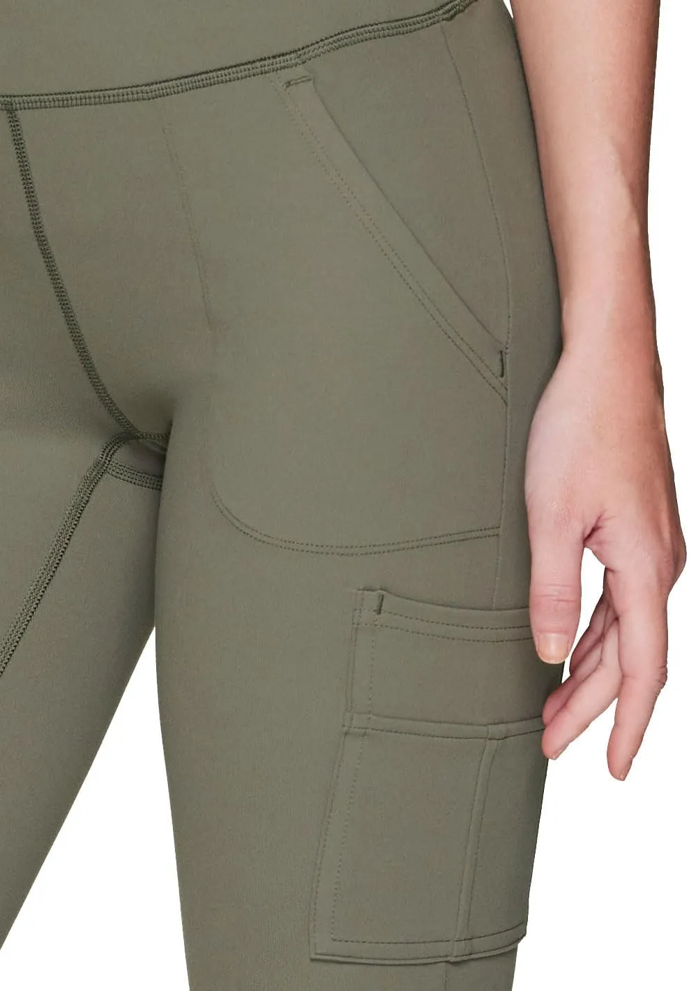 Avalanche Women's Outdoors Workout High Impact Full Length Cargo Pocket Legging