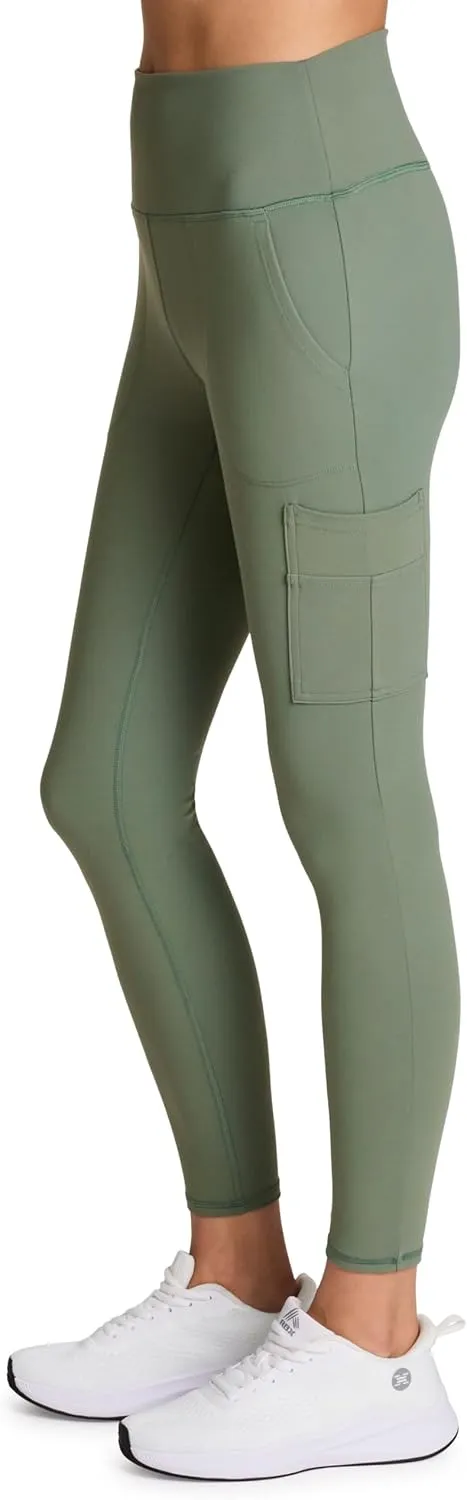 Avalanche Women's Outdoors Workout High Impact Full Length Cargo Pocket Legging