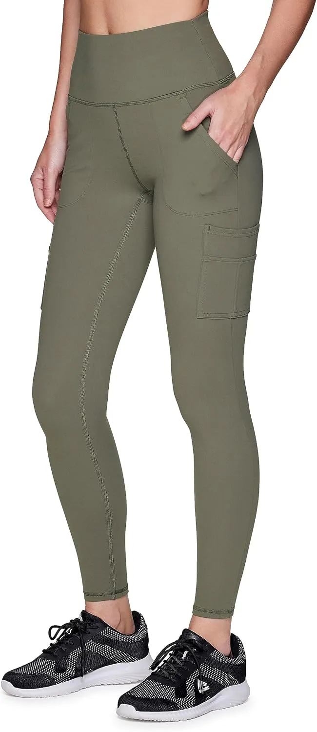 Avalanche Women's Outdoors Workout High Impact Full Length Cargo Pocket Legging