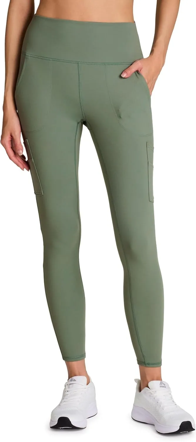 Avalanche Women's Outdoors Workout High Impact Full Length Cargo Pocket Legging