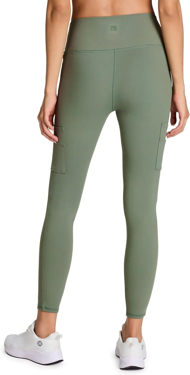 Avalanche Women's Outdoors Workout High Impact Full Length Cargo Pocket Legging
