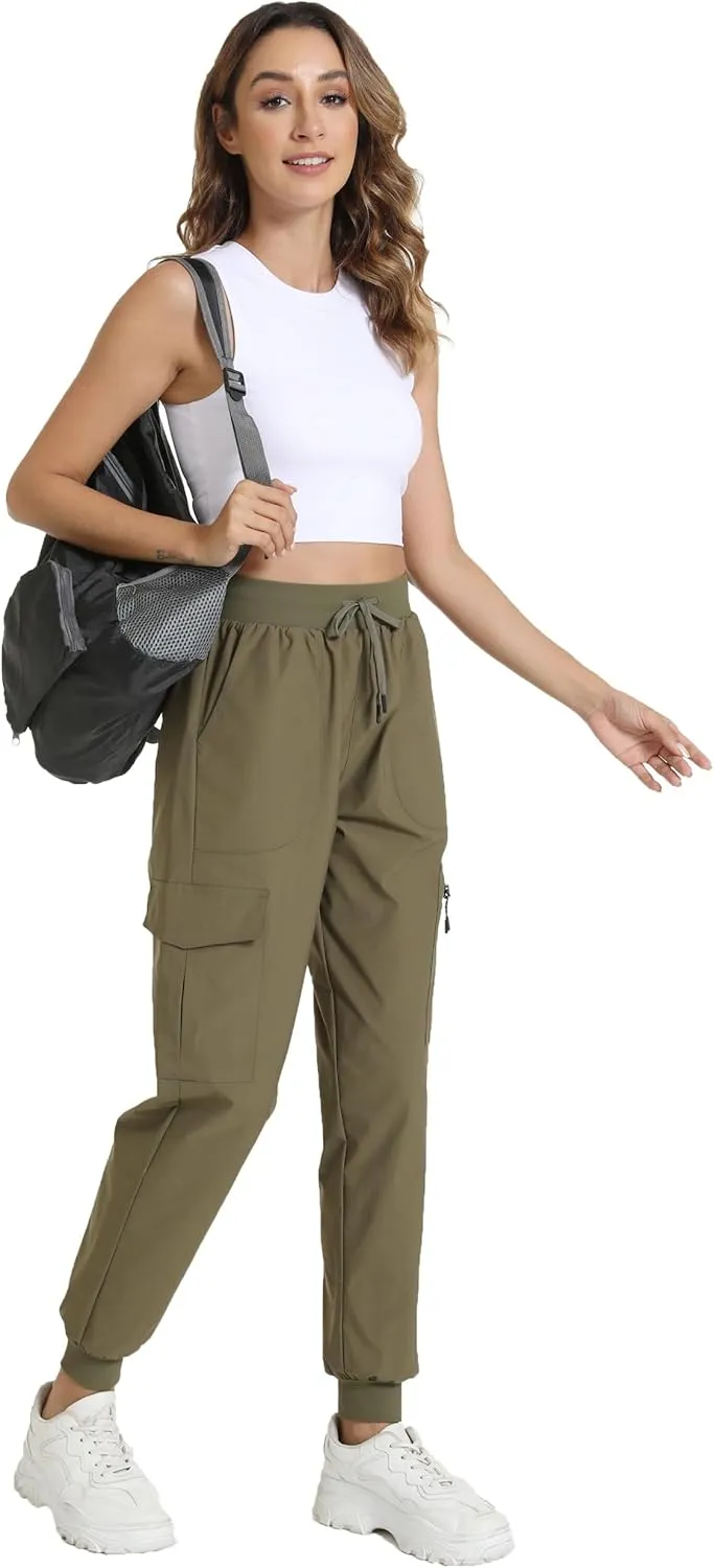 Cargo Pants for Women with Pocket Workout Athletic Joggers Lightweight Casual Travel Outdoor Camping Hiking Pants