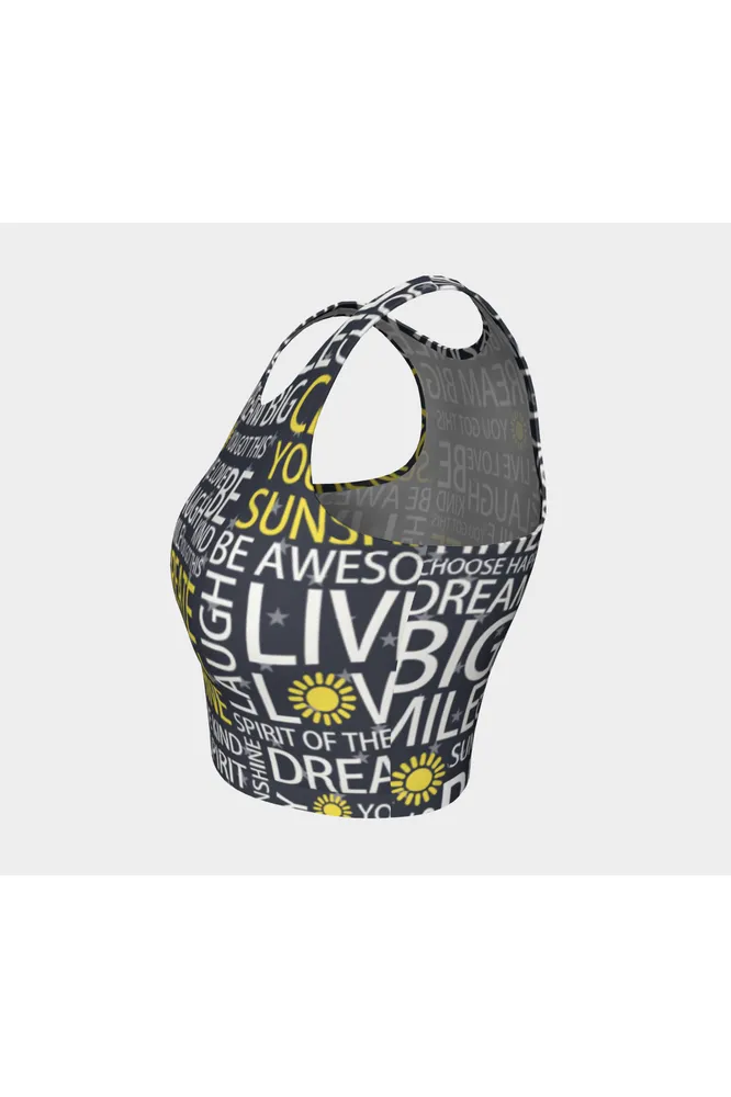 Create Your Own Sunshine Athletic Crop Top