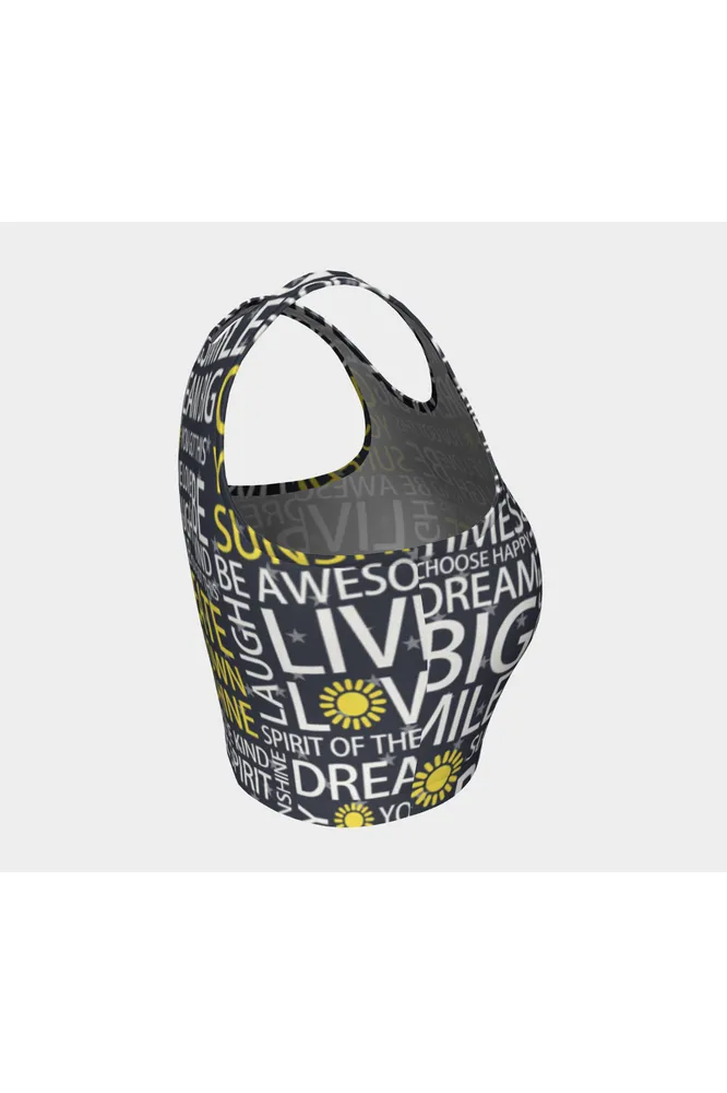 Create Your Own Sunshine Athletic Crop Top