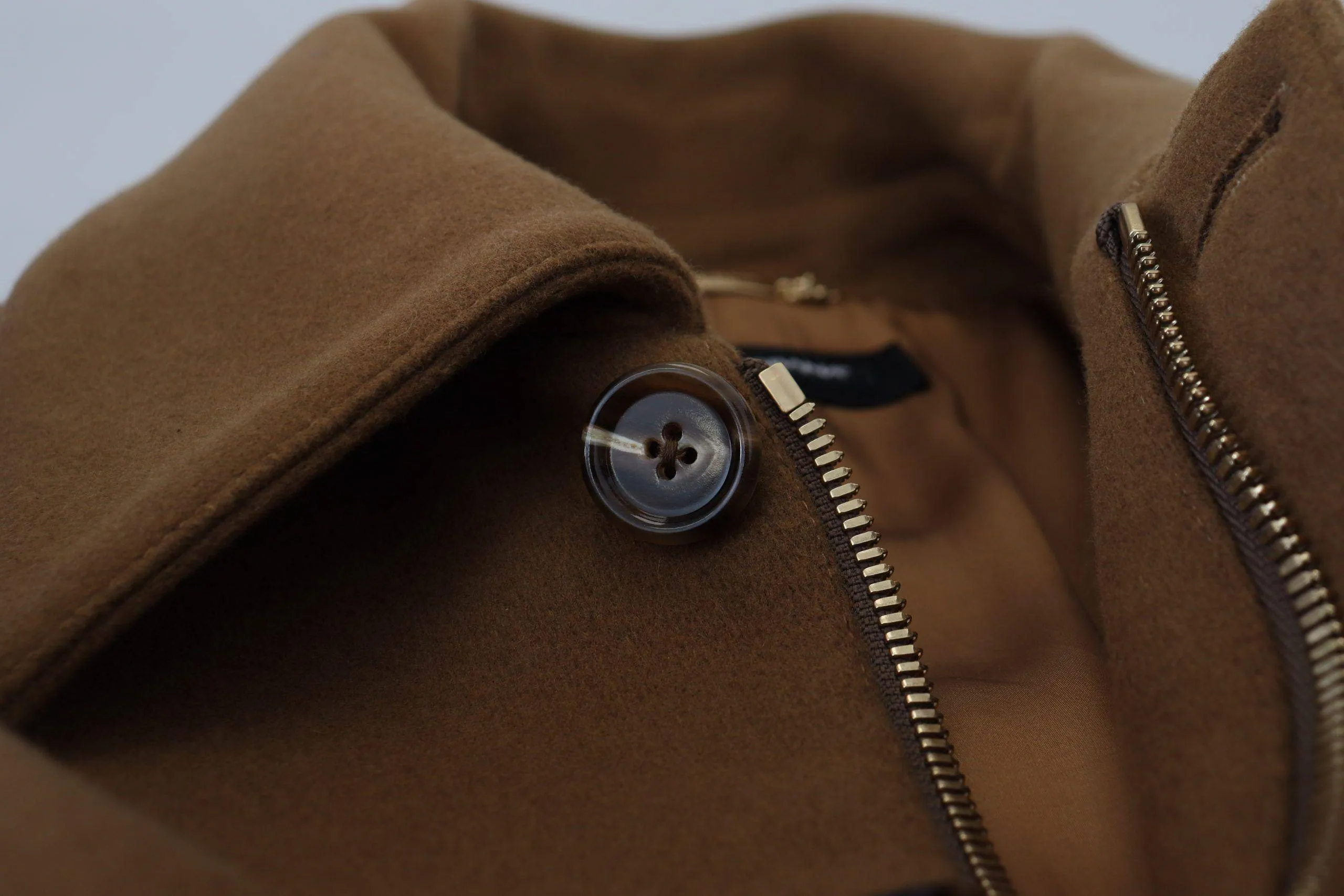 Dolce & Gabbana Brown Wool Long Belted Men Overcoat Jacket