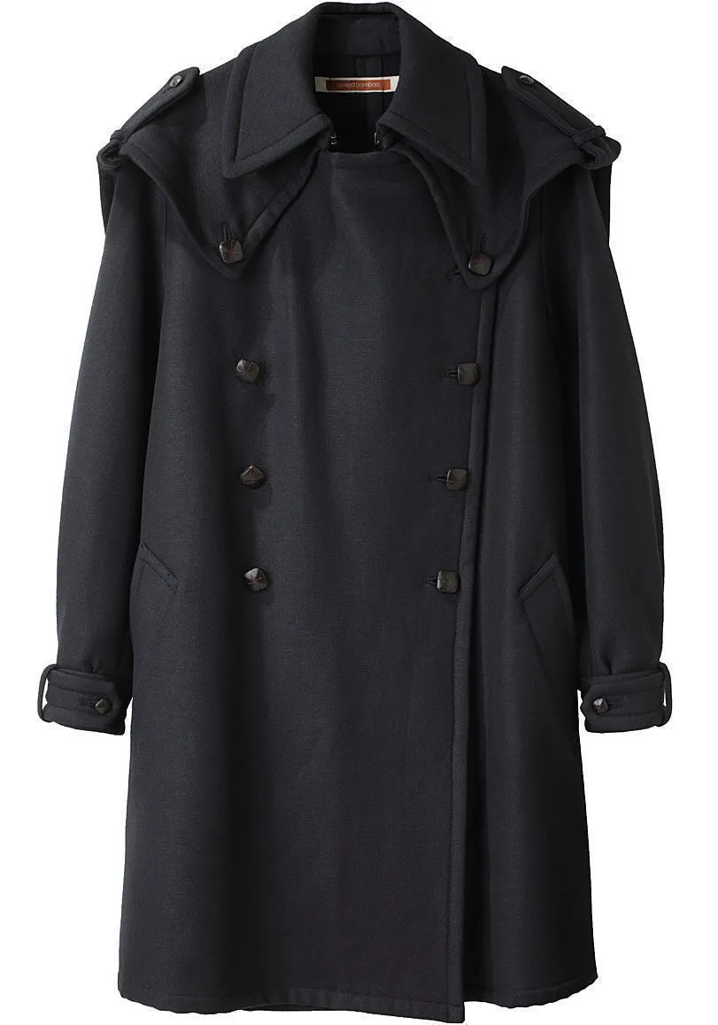 Double Breasted Wool Trench