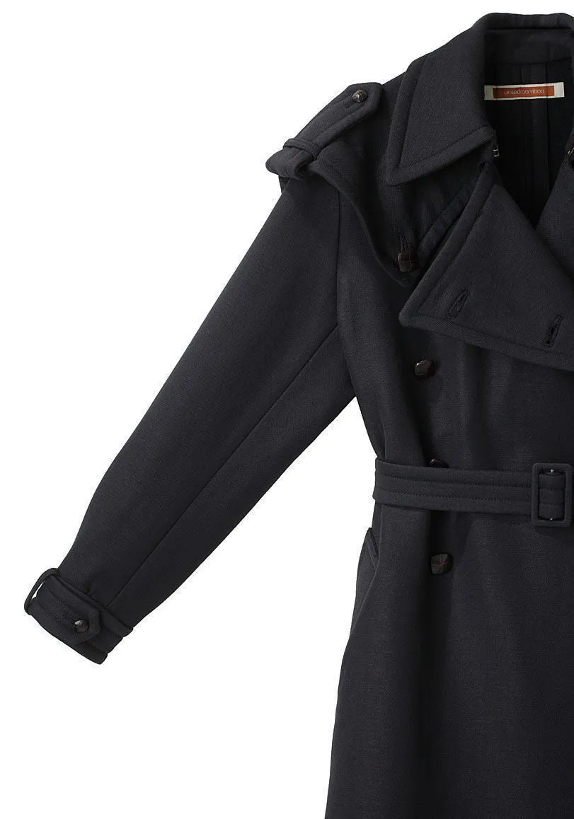 Double Breasted Wool Trench