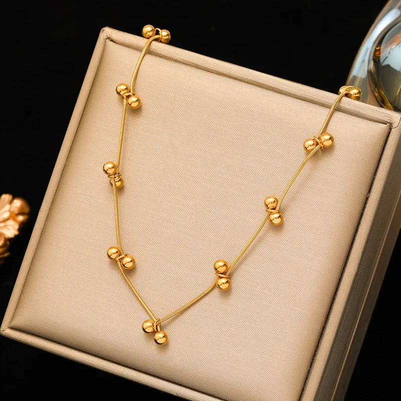 EILIECK 316L Stainless Steel Colorful Crystal Pendant Necklace