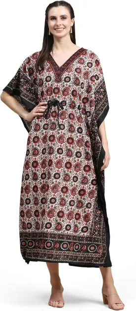 Embrace the Flow and Freedom of This Stunning Long Kaftan Perfect for Those Sunny Days or Cozy Nights