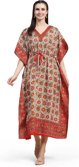 Embrace the Flow and Freedom of This Stunning Long Kaftan Perfect for Those Sunny Days or Cozy Nights