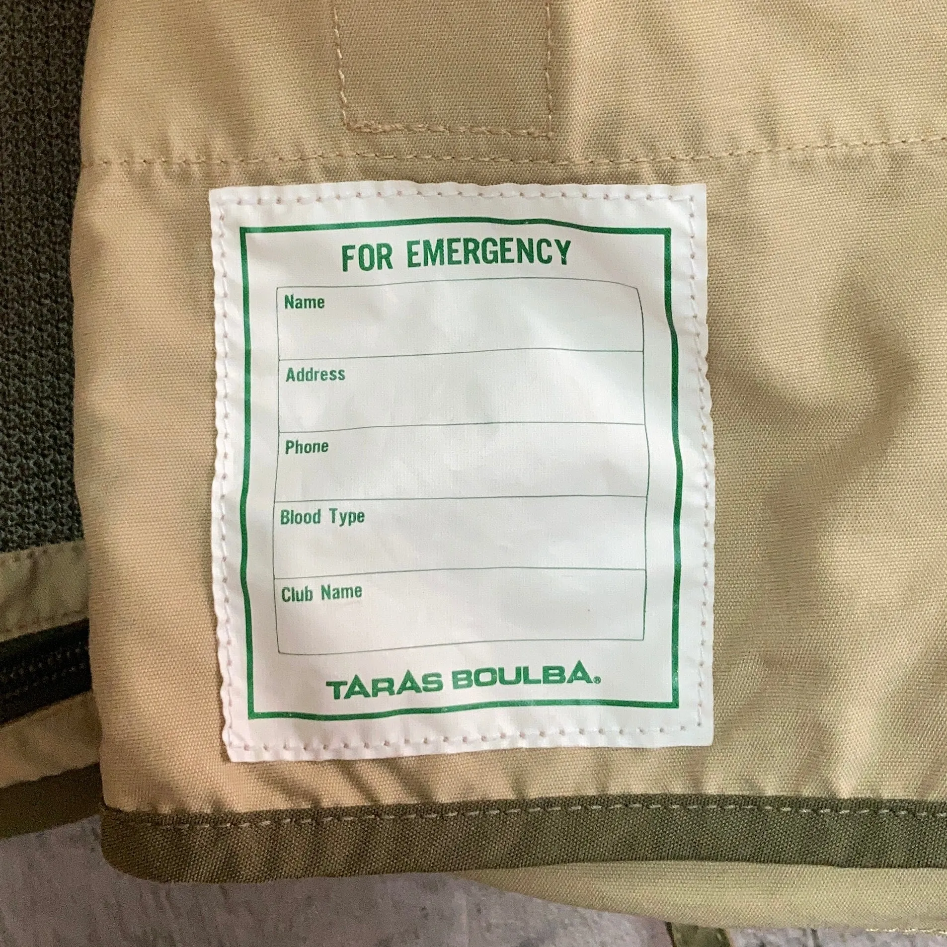 fishing / outdoor vest beige green khaki