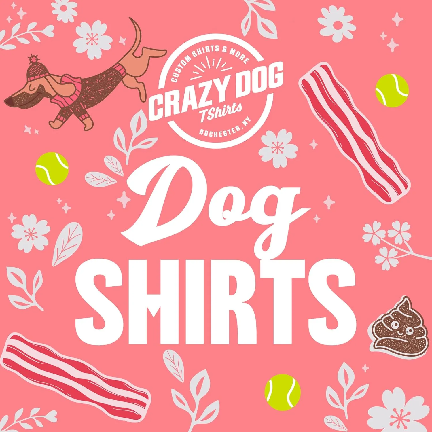 Funny Dog Shirt for Rescue Pets  Adopted and Adored Graphic Tee  Soft Cotton Clothes for Small to Large Dogs  Cute Outfit Gift for Fur Parents and Animal Lovers Navy, XL