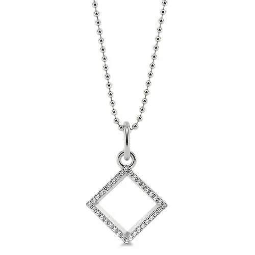 Geometric Diamond Necklace