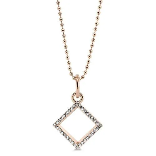 Geometric Diamond Necklace