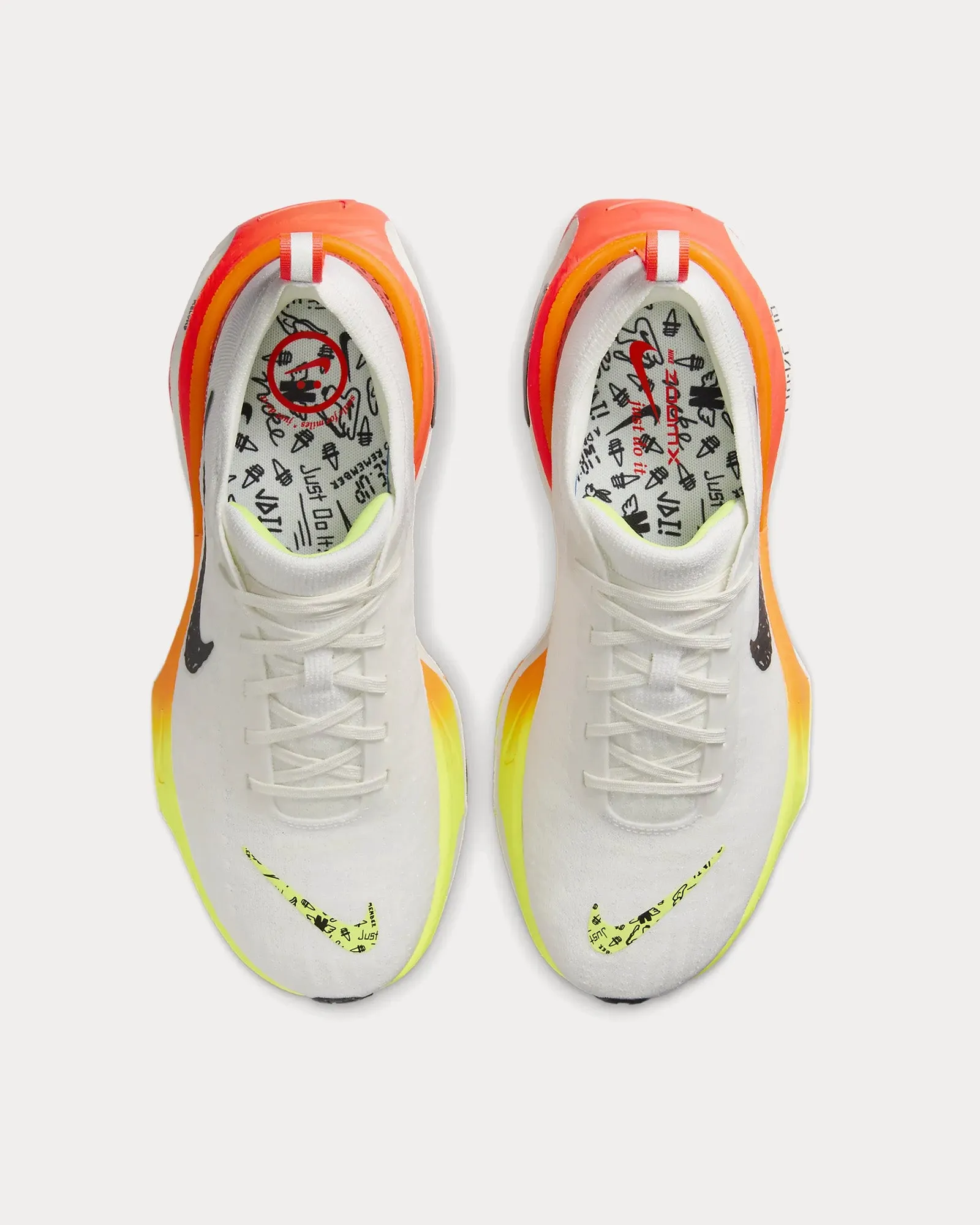 Invincible 3 White / Bright Crimson / Sail / Black Running Shoes