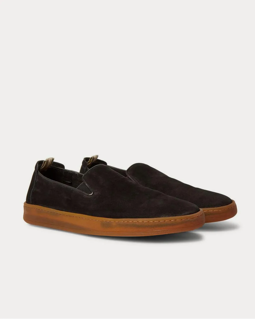 Key Suede Slip-On  Black slip on sneakers