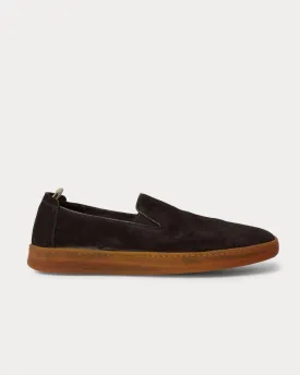 Key Suede Slip-On  Black slip on sneakers