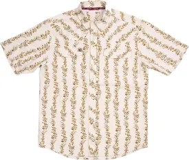 Men's Short Sleeve Stockyard Button Down Shirt, Breathable Performance Work Shirt for Farmers and Ranchers with UPF30