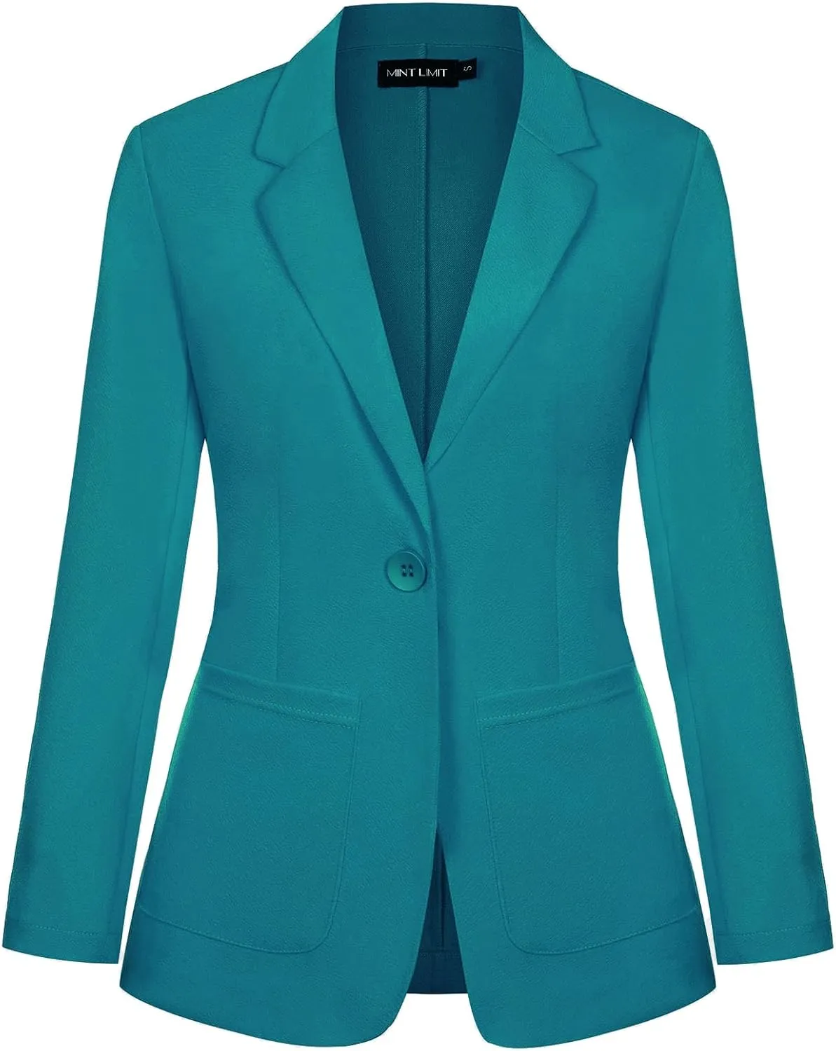 MINTLIMIT Blazers for Women Casual Long Sleeve Open Front Cardigan Button Work Office Blazers Jackets with Pockets