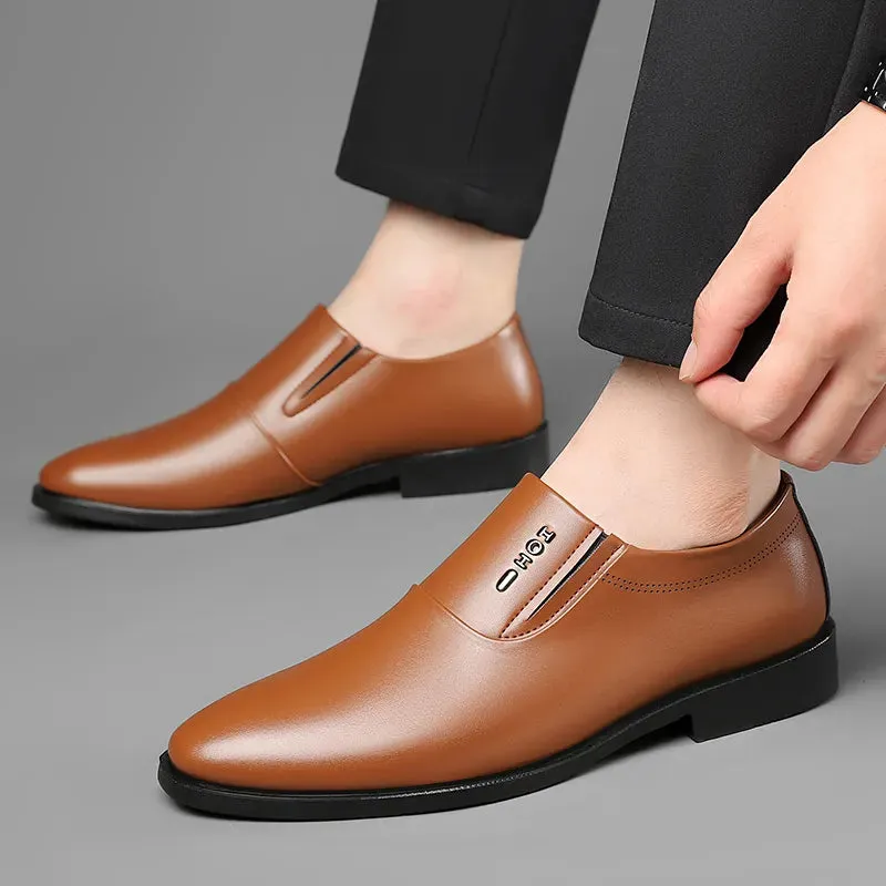 New Men's Business Formal Leather Shoes