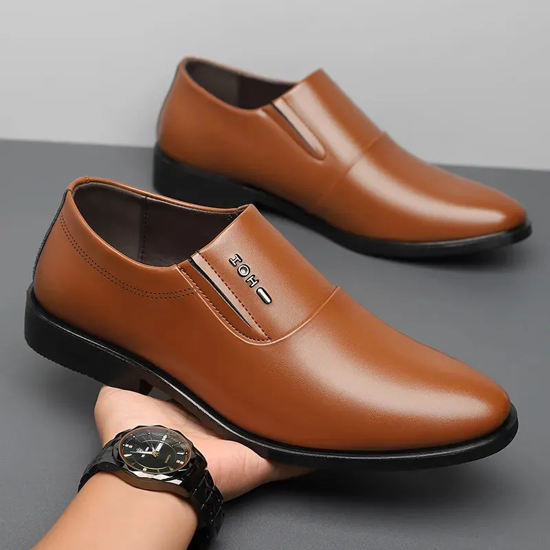 New Men's Business Formal Leather Shoes