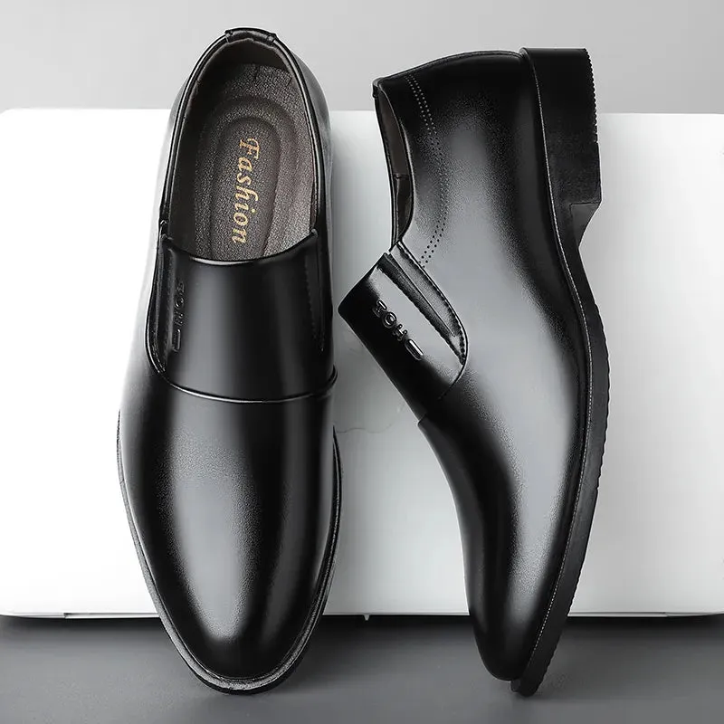 New Men's Business Formal Leather Shoes