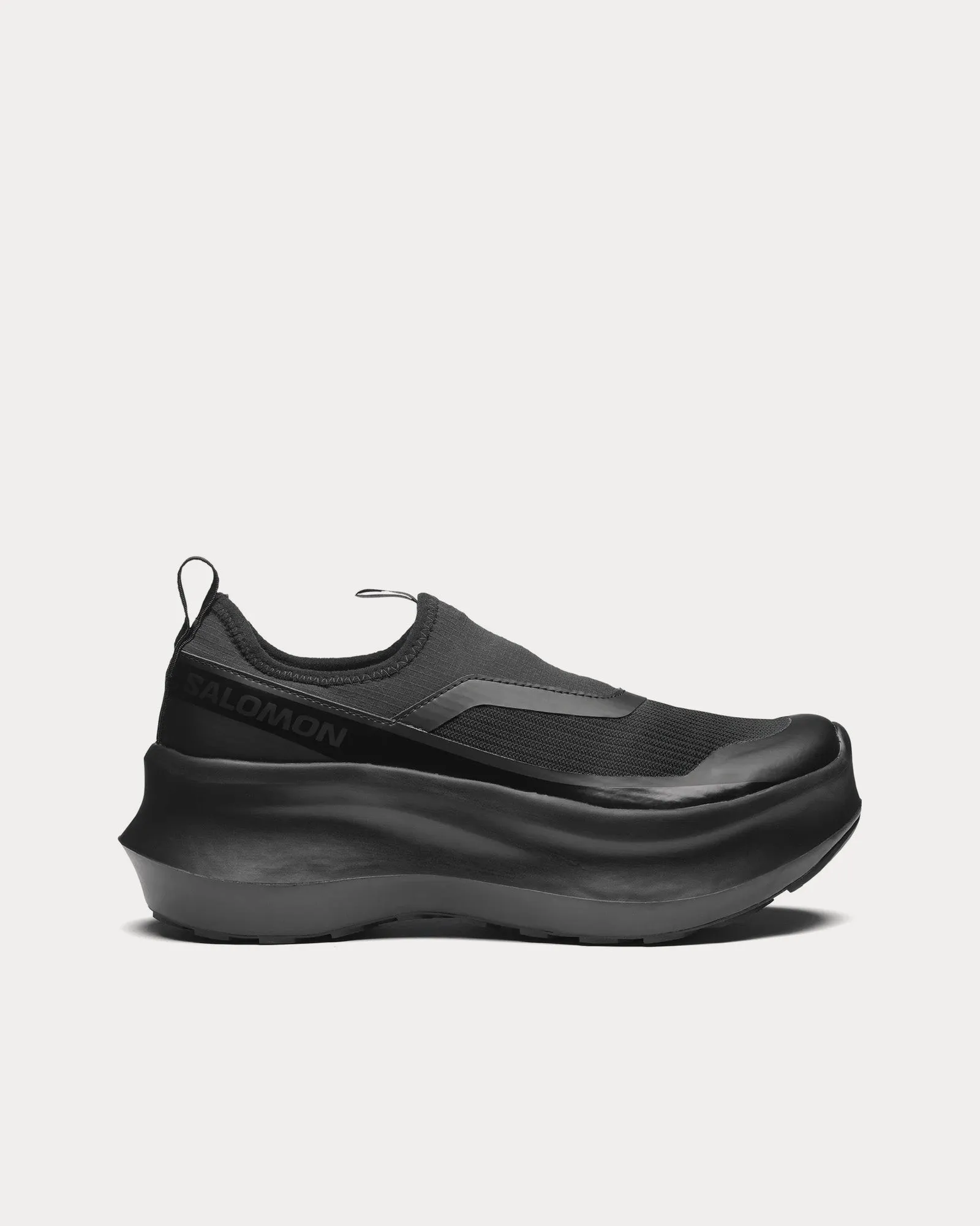 Platform Black Slip On Sneakers