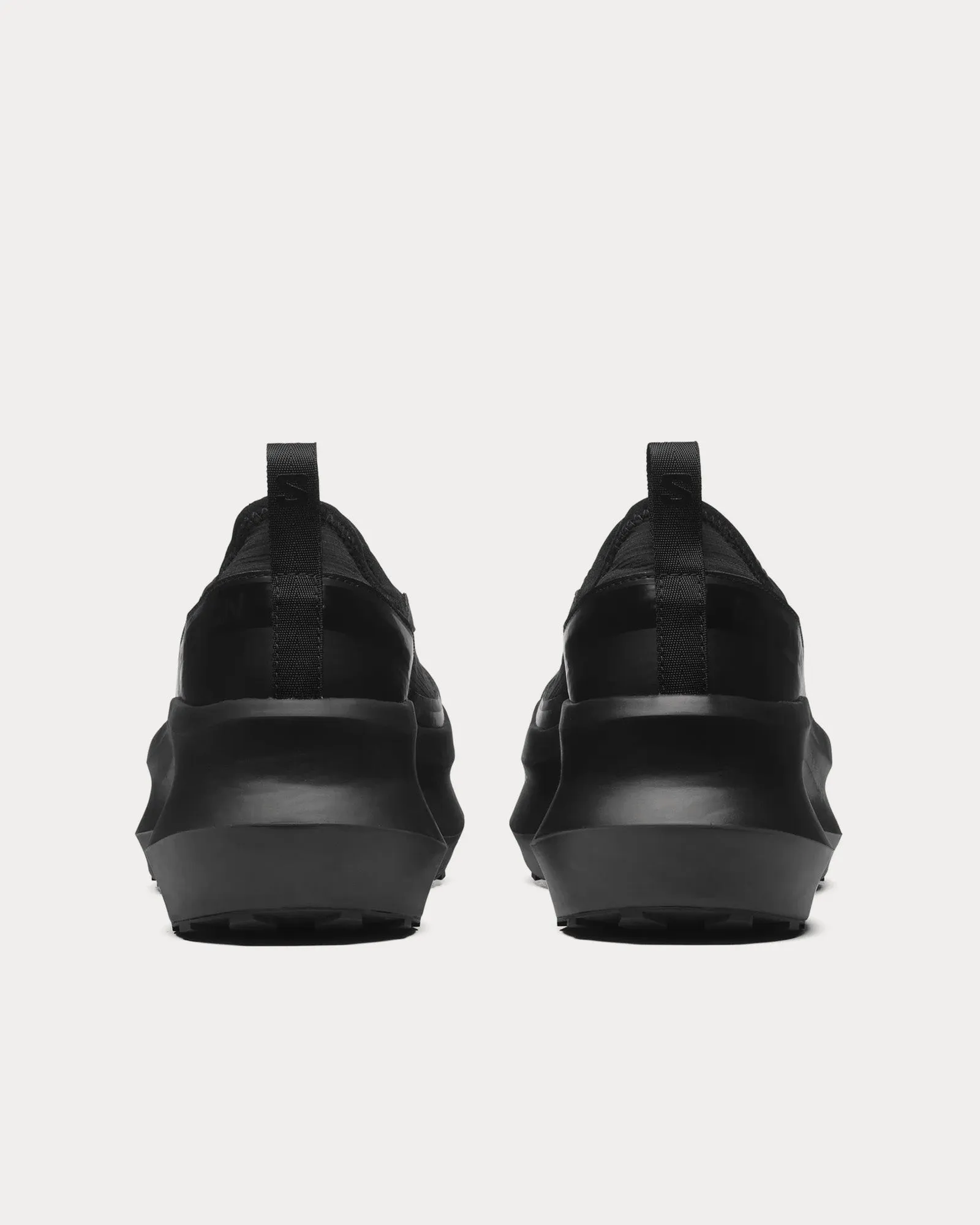 Platform Black Slip On Sneakers