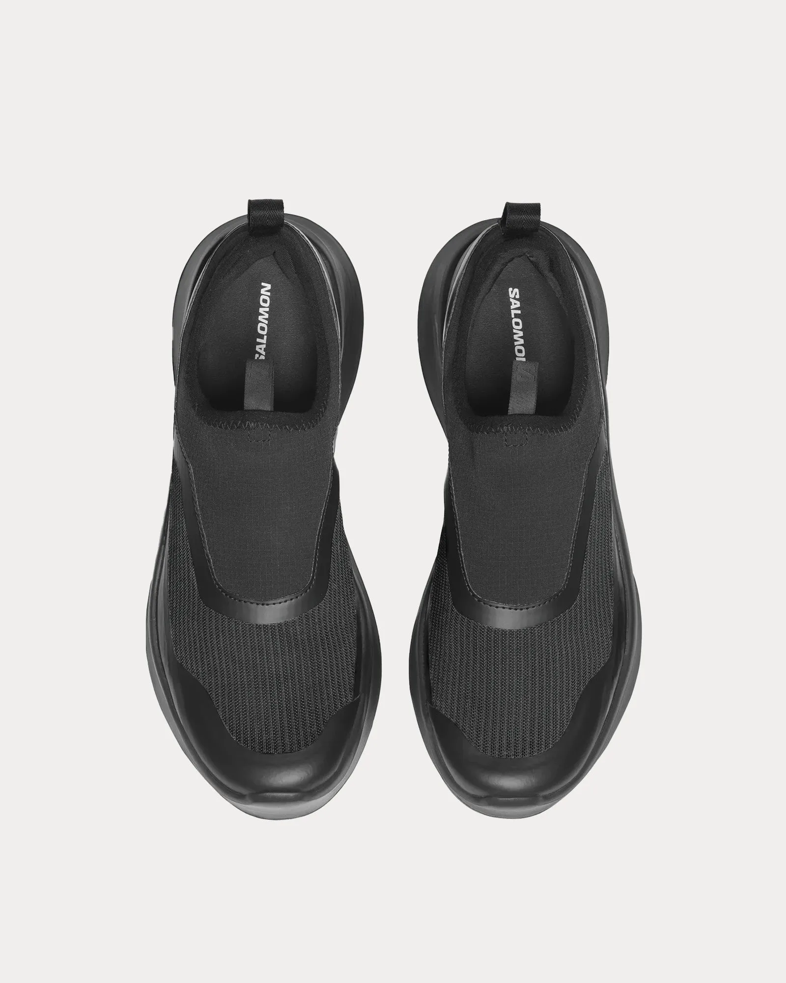 Platform Black Slip On Sneakers