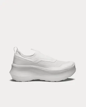 Platform White Slip On Sneakers