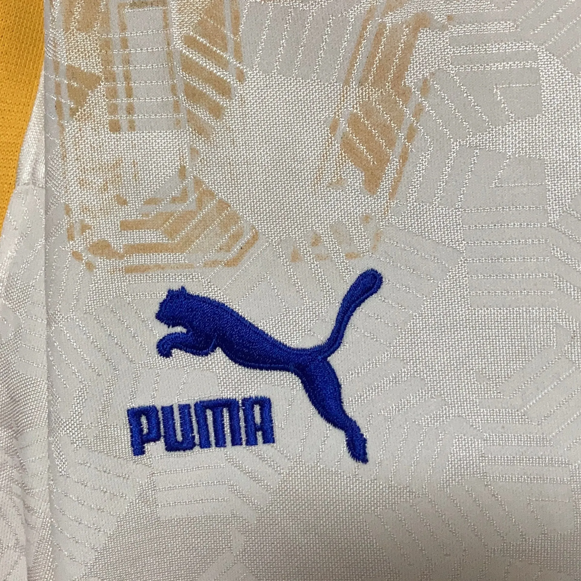 PUMA track jacket yellow blue