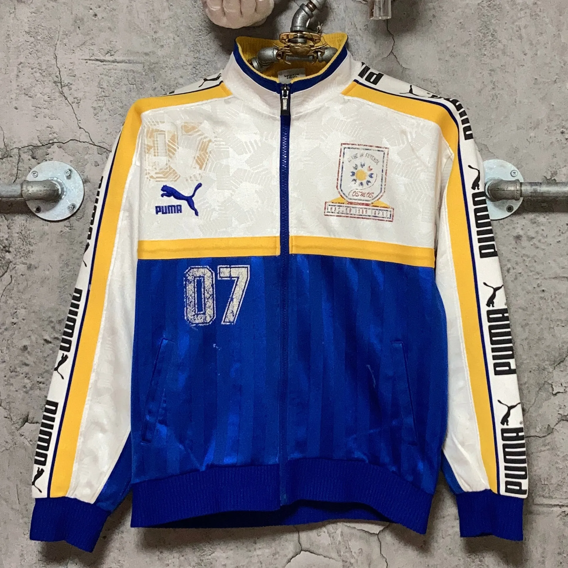 PUMA track jacket yellow blue