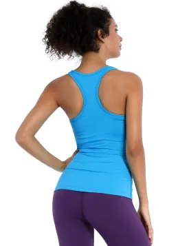 Racerback Athletic Tank Tops electricblue_Golf