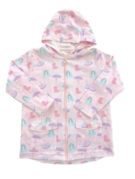 Rainbows and Rain Boots Rain Jacket