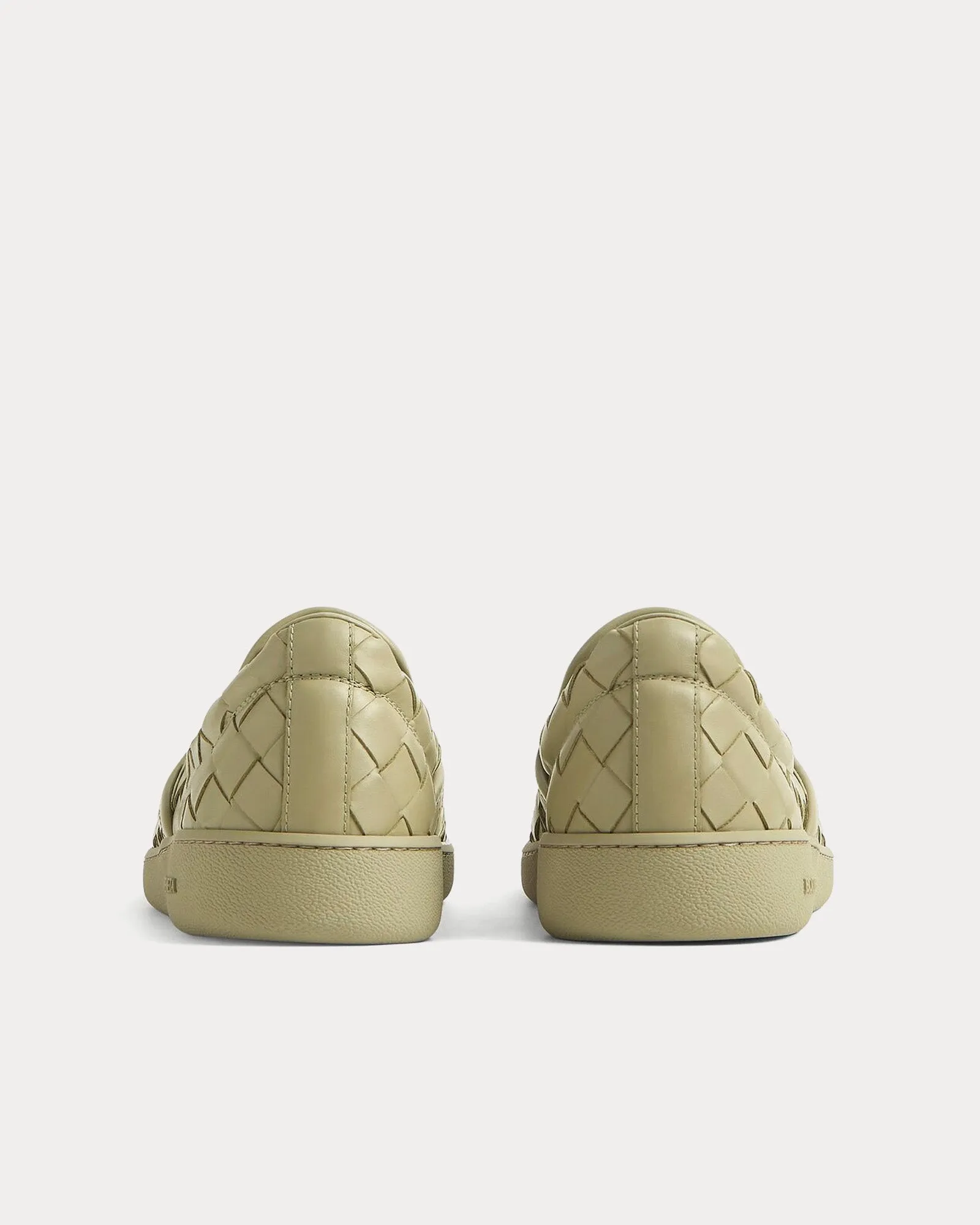 Sawyer Intrecciato Travertine Slip On Sneakers