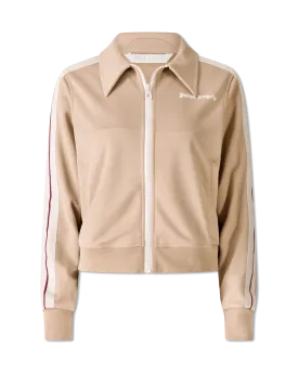 Side Striped Collared Track Jacket